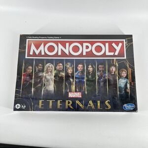 Monopoly Marvel Eternals Board Game With Collectible Tokens - Brand New